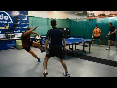 Table Tennis Doubles Compilation Part 1 (Highlights) - July 2016 (HD)(Slow Motion)