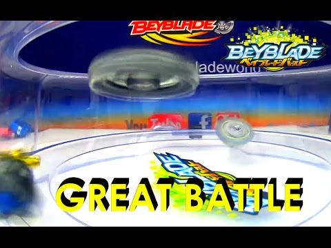 Beyblade Burst  ベイブレードバースト B-00 Black Baldur .β.β   vs B-62  Fang Fenrir.B.J