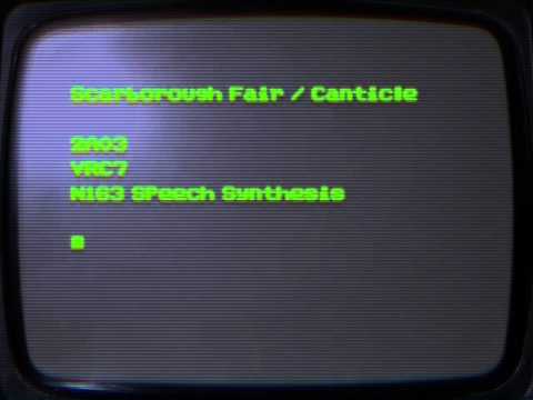 Scarborough Fair (2A03 + VRC7 + N163 Speech synthesis)