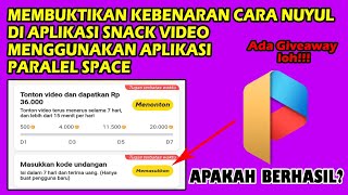 Download lagu How to Farm Points on Snack Video Using Parallel Space - Does It Actually Work? mp3
