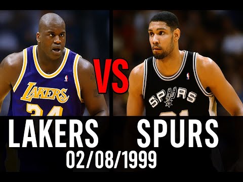 02/08/1999 Los Angeles Lakers vs. San Antonio Spurs Kobe Bryant Full game