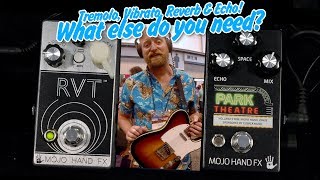 Video thumbnail for Mojo hand FX RVT & Park - Reverb, Trem, Vibrato & Echo - Vintage inspired sounds that I love! by 60 Cycle Hum
