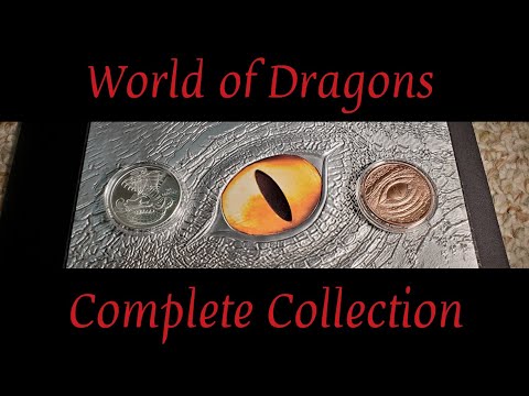 World of Dragons Complete Collection | All 6 Designs and Display Box