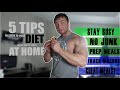 How to stick To your DIET when you're stuck at home-5 Tips)
