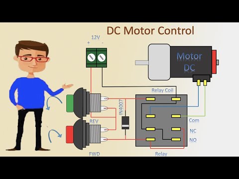 Dc Motor control Forward Reverse and stop | Dc Motor Forward Reverse | DC Motor