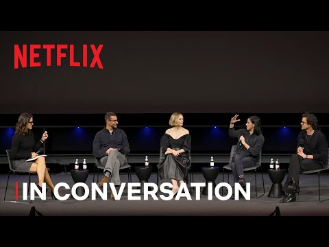 Thumbnail of the video: Maestro's Bradley Cooper, Carey Mulligan & Cast In Conversation with Jennifer Garner