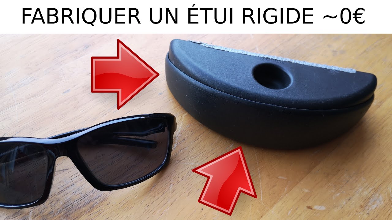Comment fabriquer un étui rigide à lunettes pour ~0€