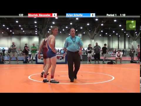 Men 132 - Mavrick Alexander vs. Dylan Schulte