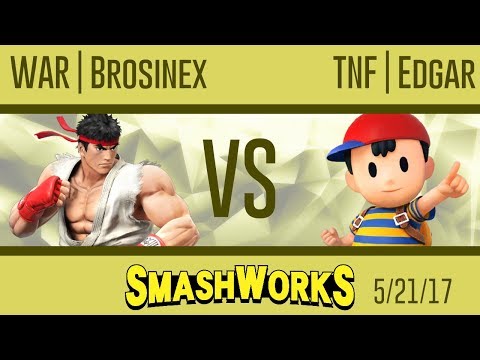 TNF edgar (Ness) vs WAR Brosinex (Ryu)  - Wii U Grand Finals SmashWorks