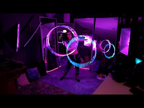 Double LED hoops | Fabio Aurea -Yini (feat. Toshi) [Armonica Remix]