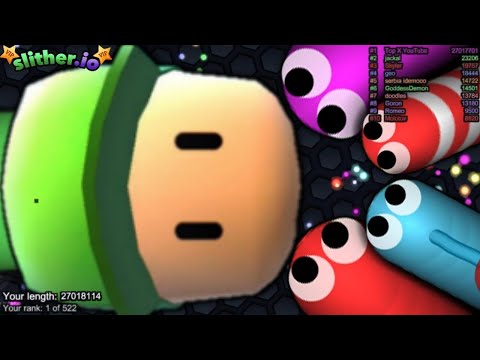 Slither.io A.I. Stumble Guys Skin Vs Pro Snakes - Epic Skin Slitherio Best Gameplay - World Record