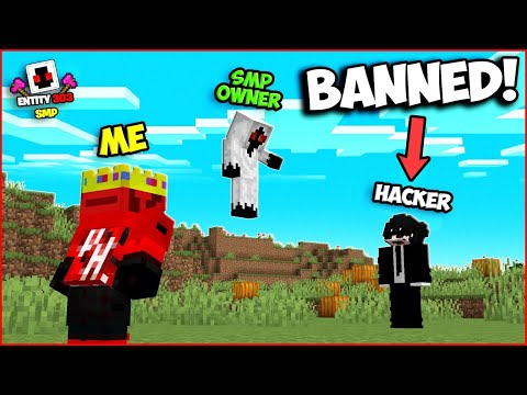 My HACKER Friend Got BANNED By Owner on This Deadly Minecraft SMP | Entity 303 SMP Part 13