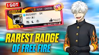 Download lagu I GOT RAREST FREE FIRE BADGE 🔥 HOW TO GET CREATOR BADGE IN FREE FIRE | V BADGE KAISE MILEGA mp3