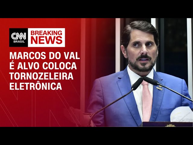 Marcos do Val é alvo de operação da PF e coloca tornozeleira eletrônica | CNN NOVO DIA