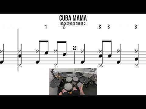 Cuba Mama – Rockschool Grade 2 | Drum Playthrough 🥁