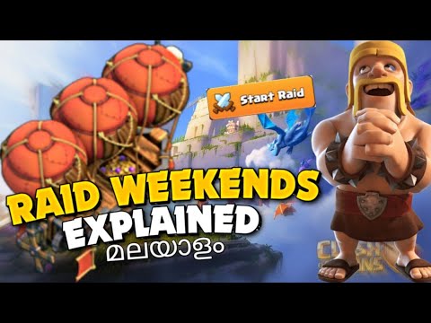 New Raid Weekend Explained in Malayalam | Clan Capital Update