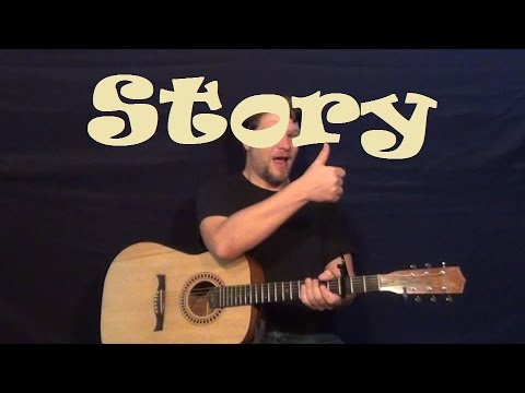Story (Maroon 5) Easy Guitar Lesson Strum Chords How to Play Tutorial