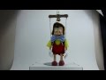 Disney S Animated Pinocchio Singing His Own Christmas Song Marionette Figure