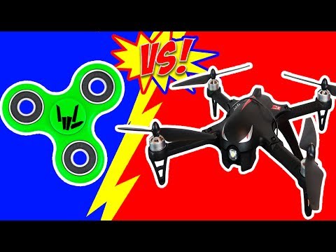 FIDGET SPINNER DRONE DROP TEST!!