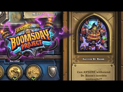 Dr. Boom "Survive" - Boomsday Puzzle Lab (Hearthstone)