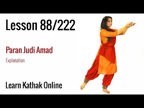 Paran Judi Amad Explanation | Sounds of Pakhawaj | Learn Kathak Online | Lesson 88