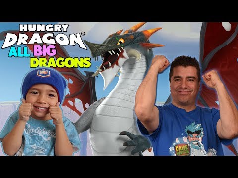 DRACONIS  and UNLOCKING ALL BIG DRAGONS in HUNGRY DRAGON