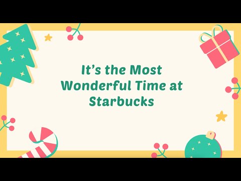 É o momento mais maravilhoso no Starbucks