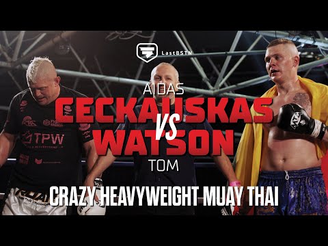 CRAZY HEAVYWEIGHT FIGHT!! Tom Watson vs Aidas Ceckauskas - Roar F.C. 100Kg+ Heavyweight - Full Fight