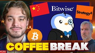 FED TO CUT RATES, HUGE CHINESE COMPANY RAISES $500M TO BUY $BTC, BITWISE FILES FOR STABLECOIN ETF
