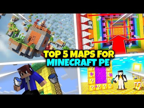 Top 5 best Maps For Minecraft Pe | Best Maps For Minecraft Pe | Maps for Minecraft Pe
