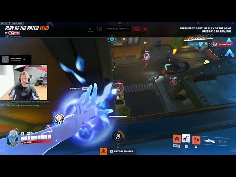 POTG! DANTEH THE BEST ECHO IN THE WORLD! GAMEPLAY OVERWATCH 2 SEASON 12