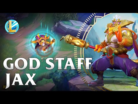 God Staff Jax Skin Spotlight - WILD RIFT