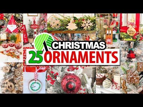 25 *BEST* DIY Christmas Ornaments! EASY + Beginner Friendly! Dollar Tree Christmas 2025