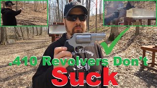 .410 Revolvers Don't Suck (S&W Governor/Taurus Judge) - Opinion and Ballistic Tests!