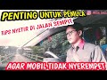 Belajar Setir Mobil Di Jalan Sempit