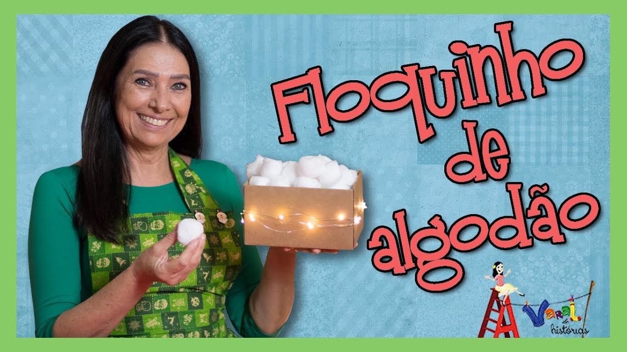 História de natal - A lenda do Floquinho de algodão - Varal de Histórias
