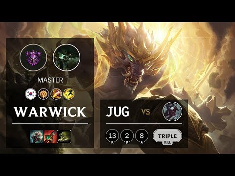 Warwick Jungle vs Kayn - KR Master Patch 10.11
