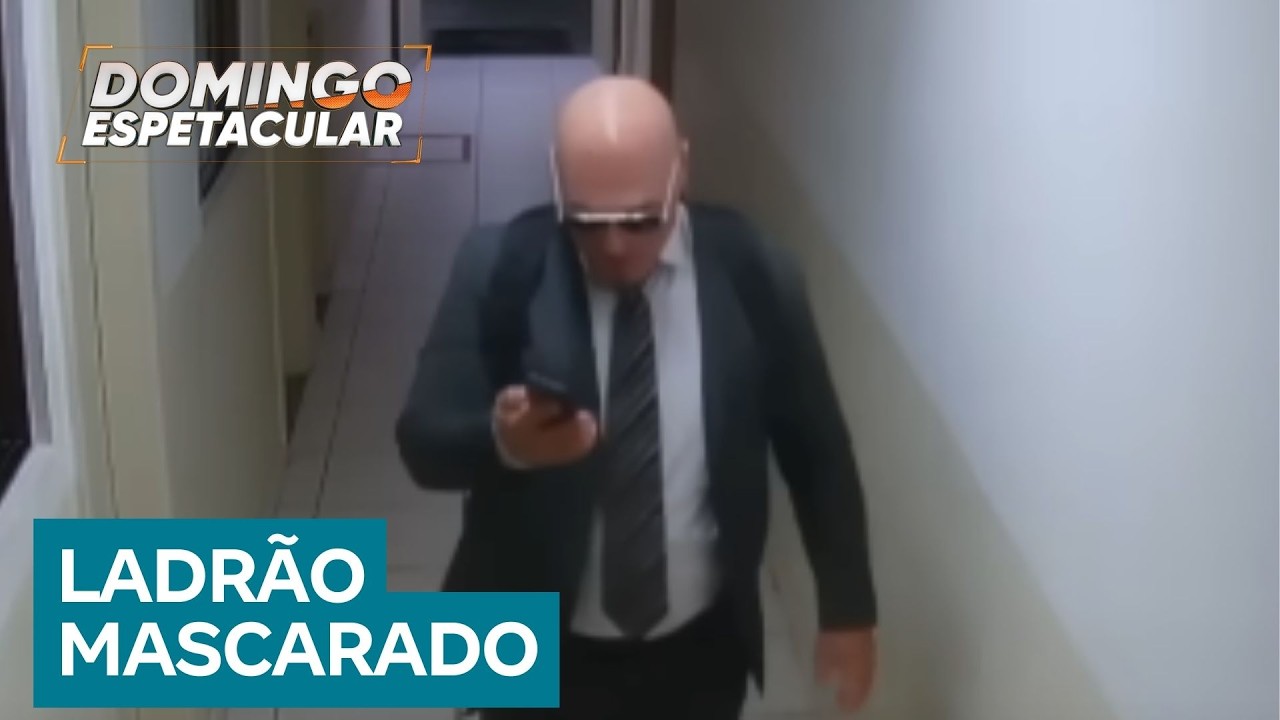 Exclusivo: advogado usa máscara semelhante ao rosto humano para furtar apartamento no RJ