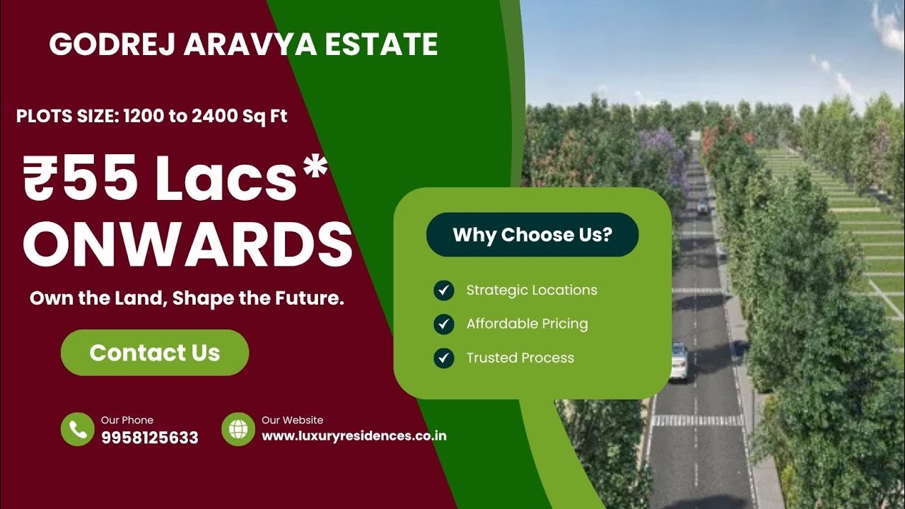 Godrej Aravya Estate – The Most Trusted Plot Investment in Bangalore
