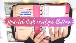 FEBRUARY CASH ENVELOPE STUFFING #2 & Sinking Funds Update | Low & Inconsistent Income