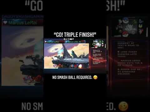 Hitting “Triple Finish” without Final Smash on. 😂 #smashultimate #smashclips #PokemonTrainer #ssbu