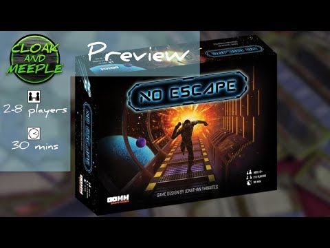 Cloak and Meeple: Preview | No Escape (OOMM Board Games)