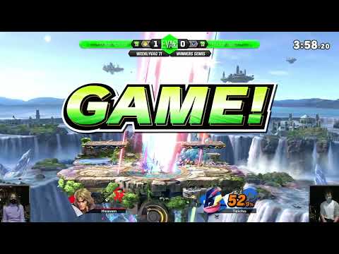 WeeklyVac 71 - SSBU - Taicho (Greninja) vs Heaven (Ken)