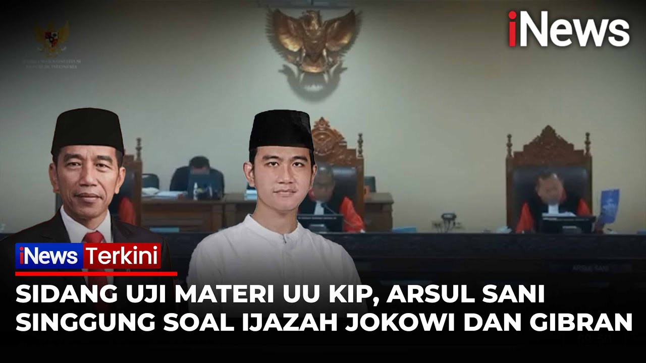 Ijazah Jokowi–Gibran Kembali Disinggung, Kali Ini di Sidang MK oleh Arsul Sani | iNews Terkini
