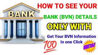 How To See Your BVN Informations 2022 || Check Your BVN Date Of Birth JT Tech
