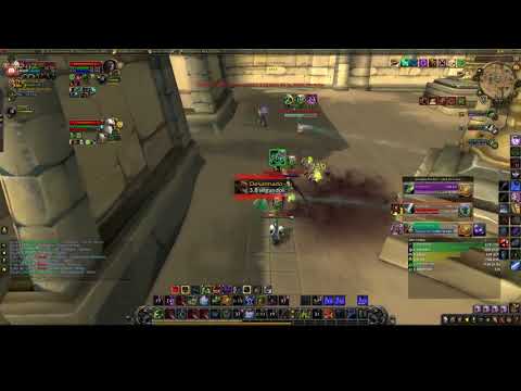 Unholy Dk PvP 3v arena 2100 rating playing TWD WoW BFA 8.1