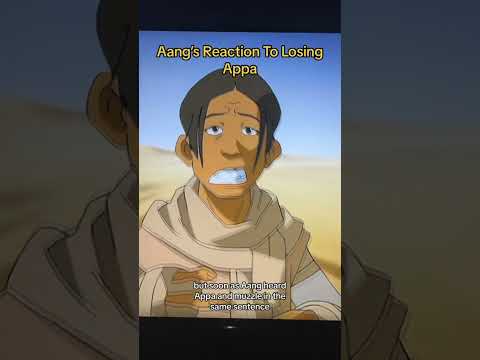 Aangs Reaction To Losing Appa #avatarthelastairbender #aang