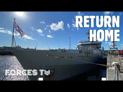 HMS Enterprise Returns To Devonport After 15-Month Deployment ⚓  | Forces TV