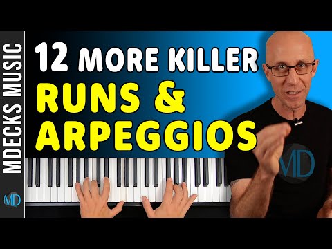 Transform Your Piano Playing with 12 Killer Arpeggio Runs. Jazz Piano Tutorials #jazzpianolessons