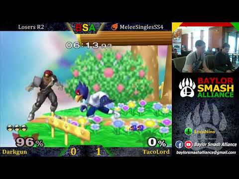 TacoLord (Falco) vs Darkgun (Falcon) - Melee Losers R2- ShareStock 2.4